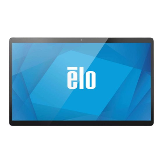 Elo TouchSystems I Series User Manual