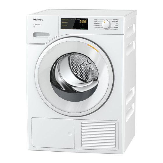 Miele TSD 263 WP Operating Instructions Manual