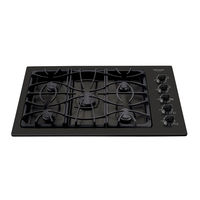 Frigidaire FGGC3645KB - Gallery Series 36-in Gas Cooktop Specification Sheet