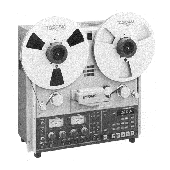 Tascam BR-20 Series Operating And Maintenance Instructions Manual