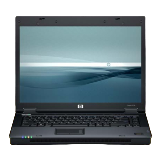 HP NOTEBOOK 6710B Specification Sheet