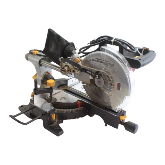 Chicago electric 10 online inch miter saw