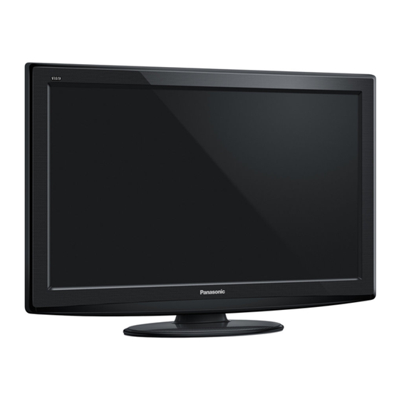 Panasonic Viera TH-L32X20R Operating Instructions Manual