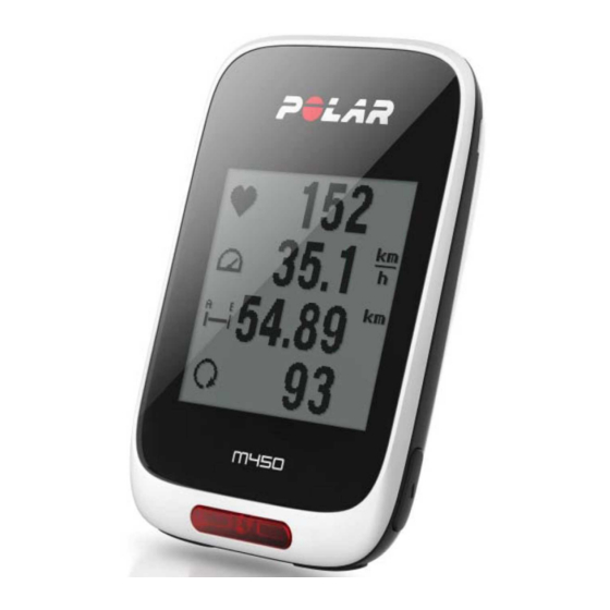 Polar Electro M450 User Manual