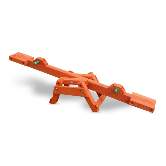 Gorilla Playsets See Saw Assembly Manual