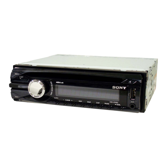 Sony GT40UW Service Manual