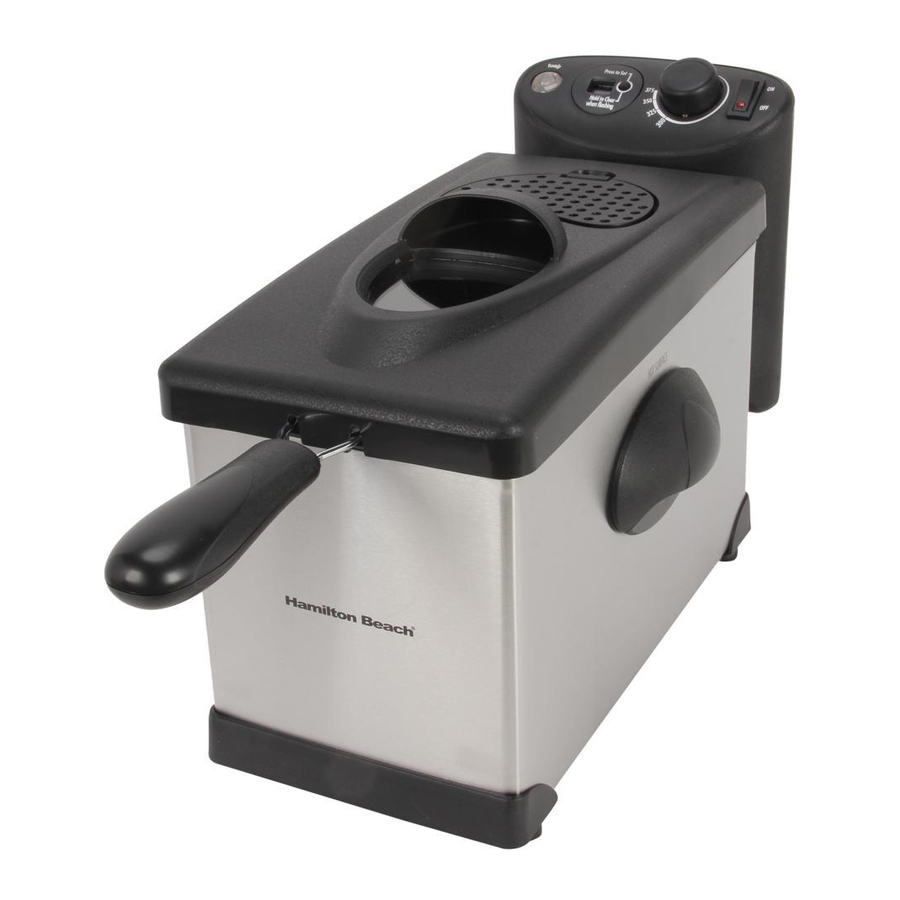 HAMILTON BEACH 35030 FRYER USER MANUAL ManualsLib