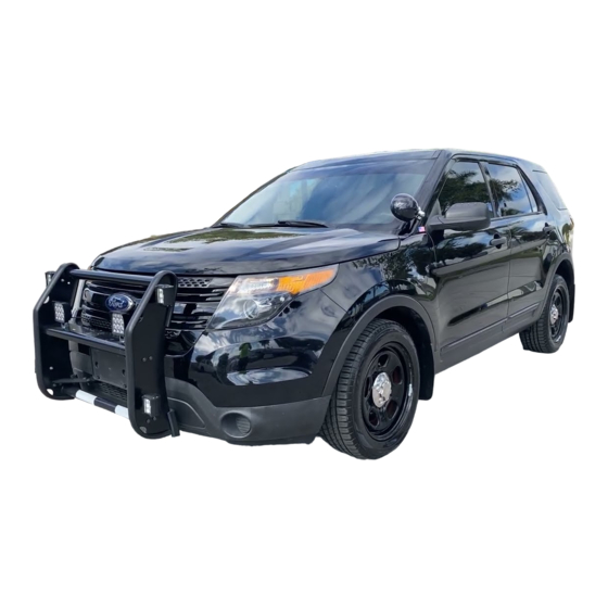 Ford POLICE INTERCEPTOR 2014 Owner's Manual