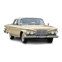 Plymouth FURY 1961 Service Manual Supplement