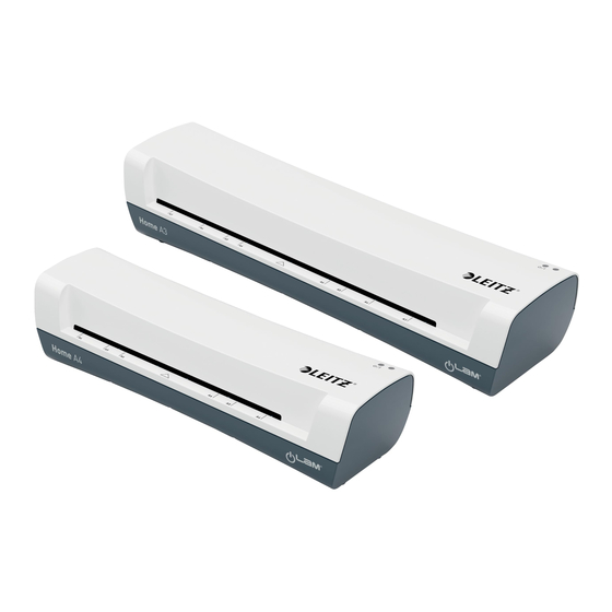 LEITZ iLAM Home Office A4/A3 Instructions For Use Manual