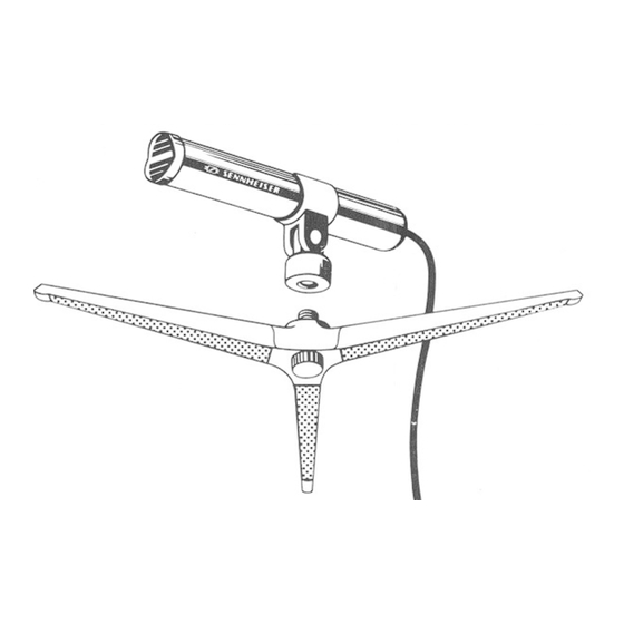 Sennheiser MD 402 Manual