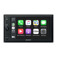 Sony XAV-AX1000 User Manual