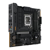 Asus TUF GAMING B760M-PLUS WIFI D4 Quick Start Manual