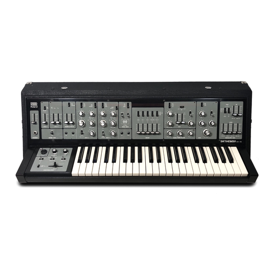 Roland SH-5 Service Notes