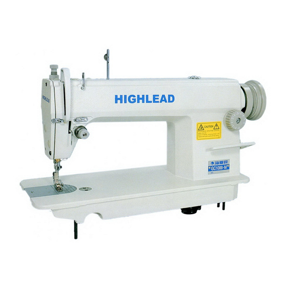 User Manuals: HIGHLEAD GC1088 Series Sewing Machine