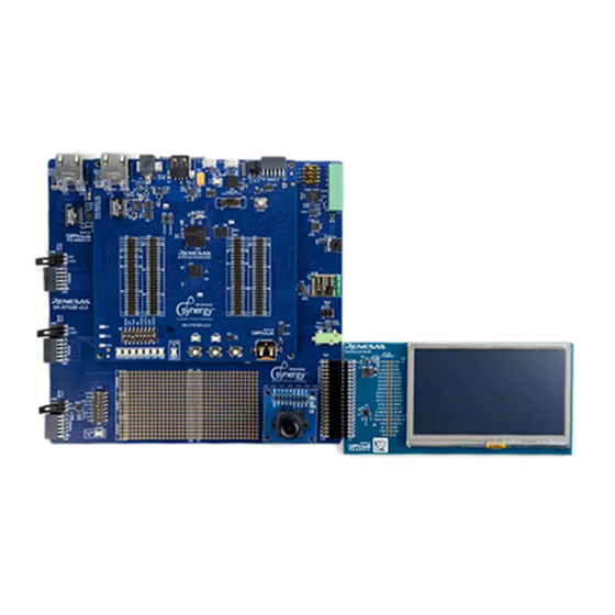 Renesas Synergy DK-S7G2 Quick Start Manual