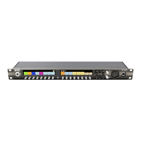 RTS KP-4016 Technical Manual