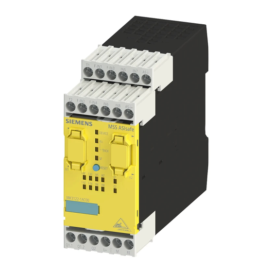Siemens MSS Basic Original Operating Instructions
