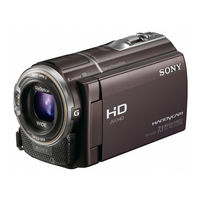 Sony Handycam HDR-PJ30 Operating Manual