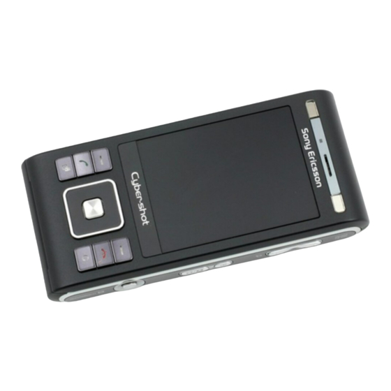 Sony Ericsson Cyber-shot C905 User Manual