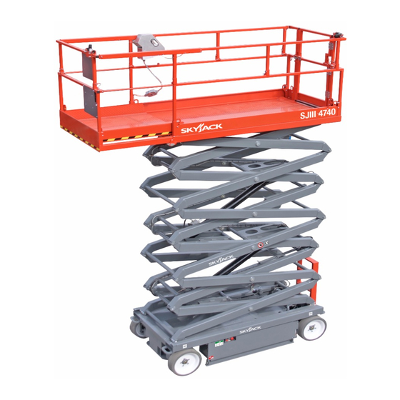 Skyjack SJIII 4740 Operating Manual