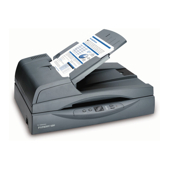 Visioneer Patriot 680 User Manual