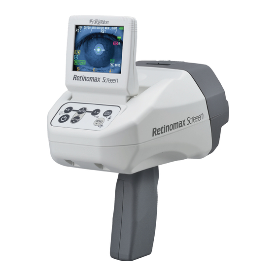 Righton Retinomax Screeen Instructions Manual