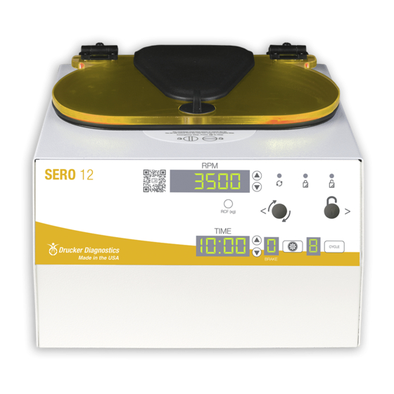 Drucker Diagnostics SERO 12 Operator's Manual