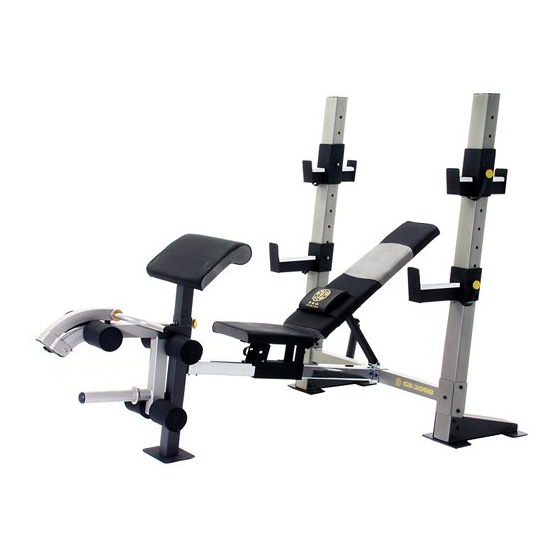 Gold's Gym Pro GB 2000 Series User Manual