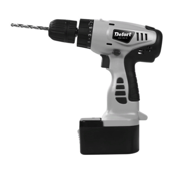 Defort DCD-14N-1D User Manual