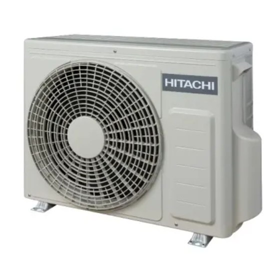 Hitachi RAC-DJ25PHAE Installation Manual