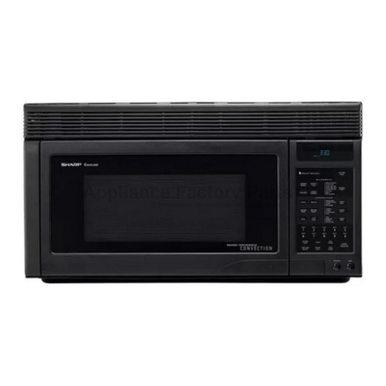 Sharp R-1851 A Service Manual
