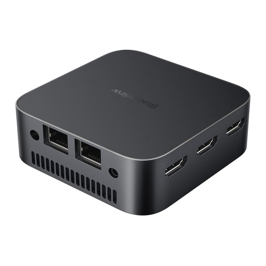 Blackview MP80 Series - Mini PC Manual
