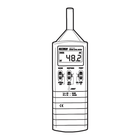 Extech Instruments 407735 User Manual