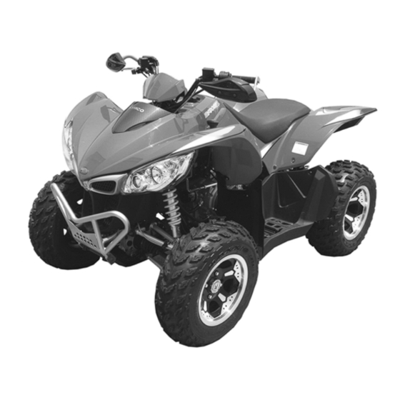KYMCO MAXXER 375 Owner's Manual