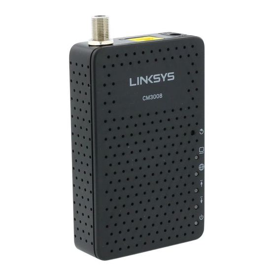 Linksys CM3008 Quick Start Manual