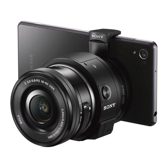 Sony ILCE-QX1 Manuals
