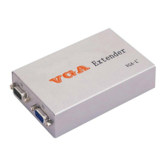 C&C TECHNIC VGA-L User Manual