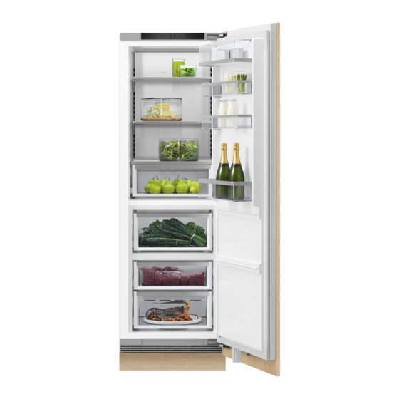 Fisher & Paykel RS2474F3LJ1 Installation Manual