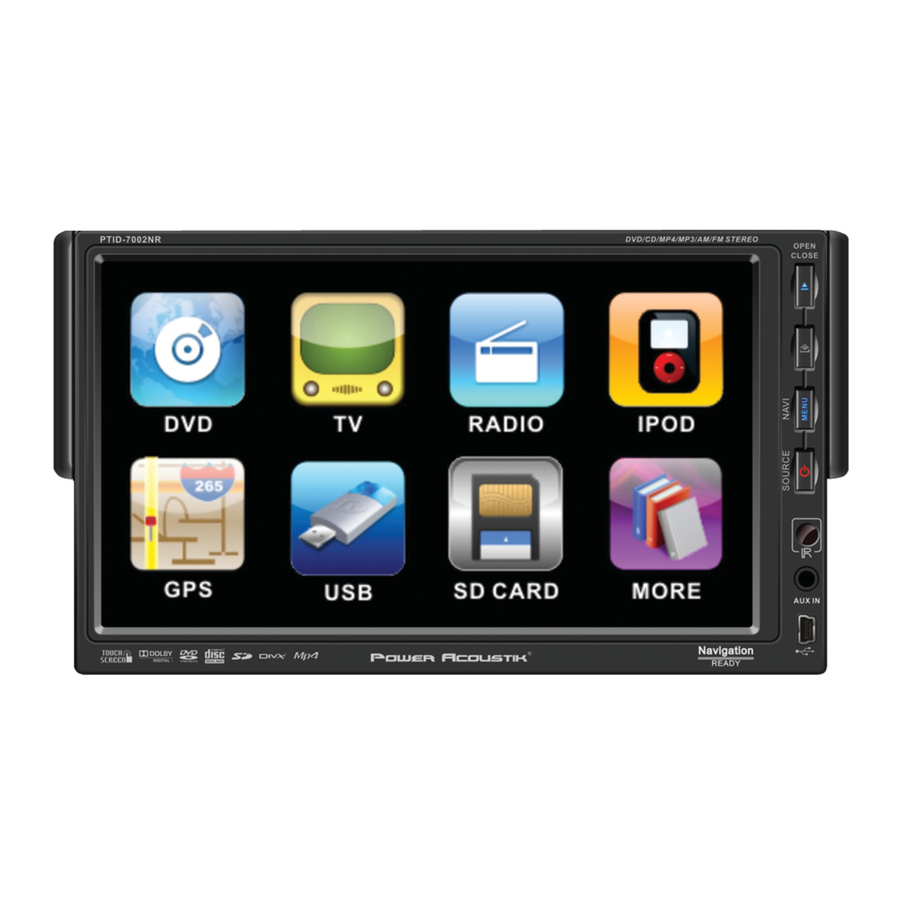 Power Acoustik PTID-7002NR Owner's Manual