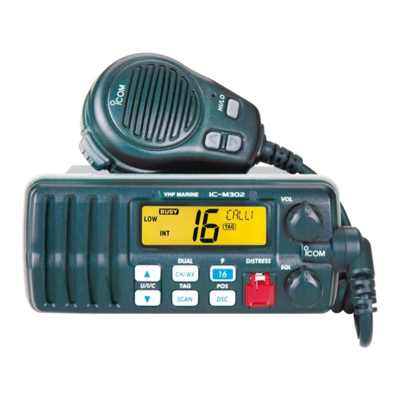 Icom IC-M302 Service Manual