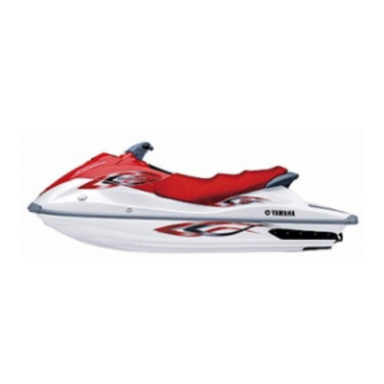 Yamaha WaveRunner VX110 Deluxe Assembly Manual