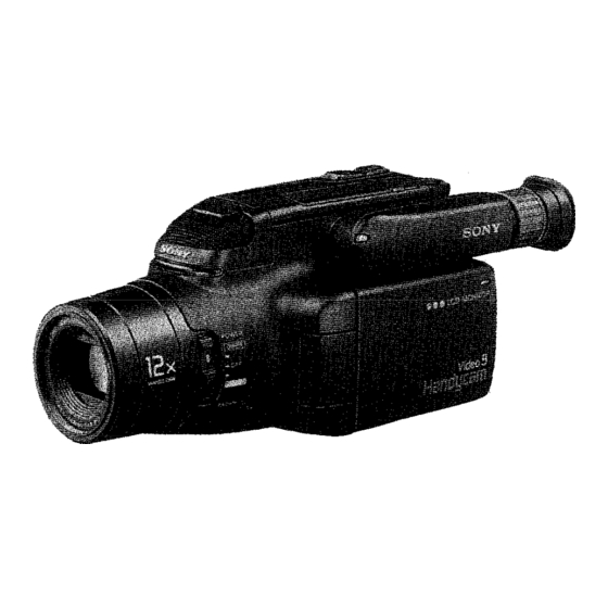 Sony CCD-FX73OV Manuals