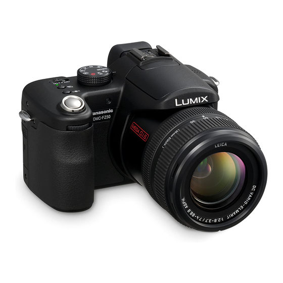 Panasonic DMC-FZ50 Procedure Of Version-Up