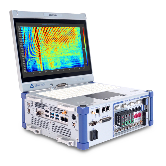 Dewetron DEWE3-A4 Technical Reference Manual