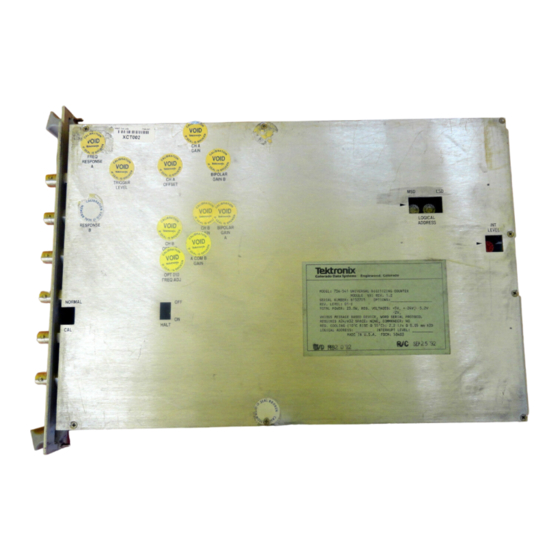 Tektronix 73A-541 User Manual