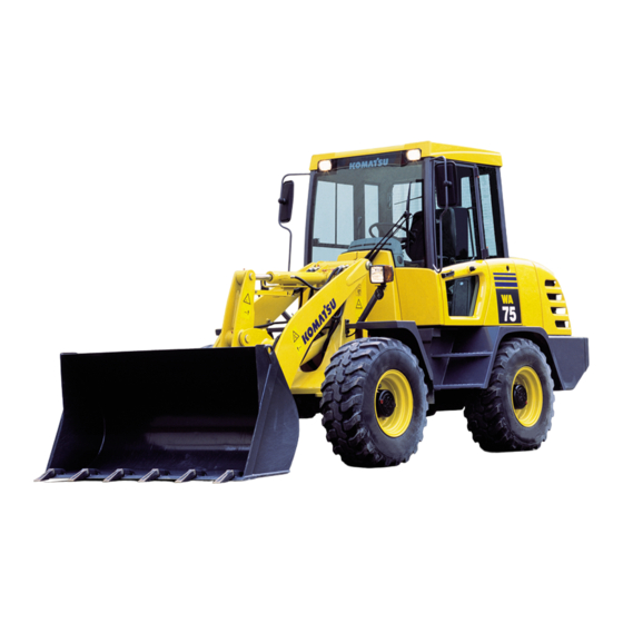 Komatsu WA75-3 Manual