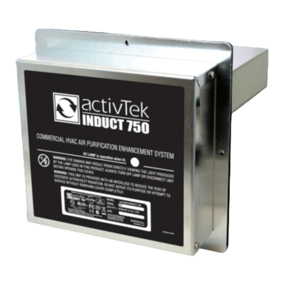 activTek INDUCT 2000LV Owner's Manual