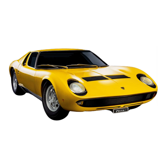 Agora Models LAMBORGHINI MIURA Pack 01 Build Instructions
