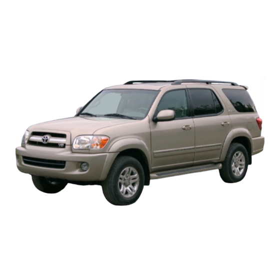 Toyota Sequoia Pocket Reference Manual